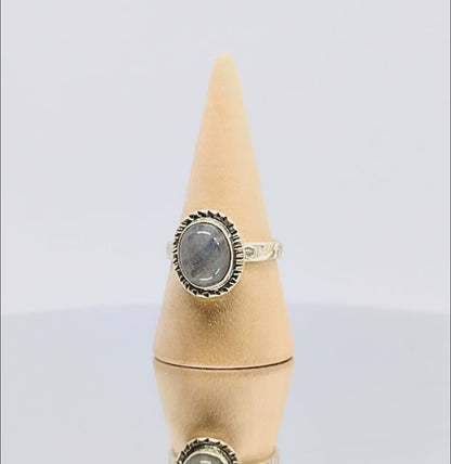 Blue Labradorite Ring | Size 7