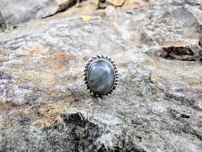Blue Labradorite Ring | Size 7